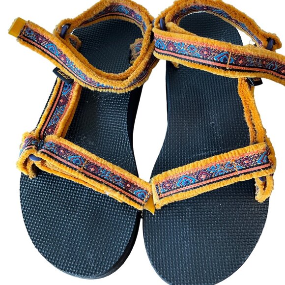 Teva Flatform Universal Maressa Womens Sandals Sunflower Multi Size W7 F3019D Mi - Picture 3 of 10